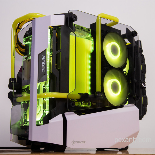 VỎ CASE ANTEC STRIKER (MINI ITX WATERCOOL CASE/MÀU TRẮNG - ĐEN)