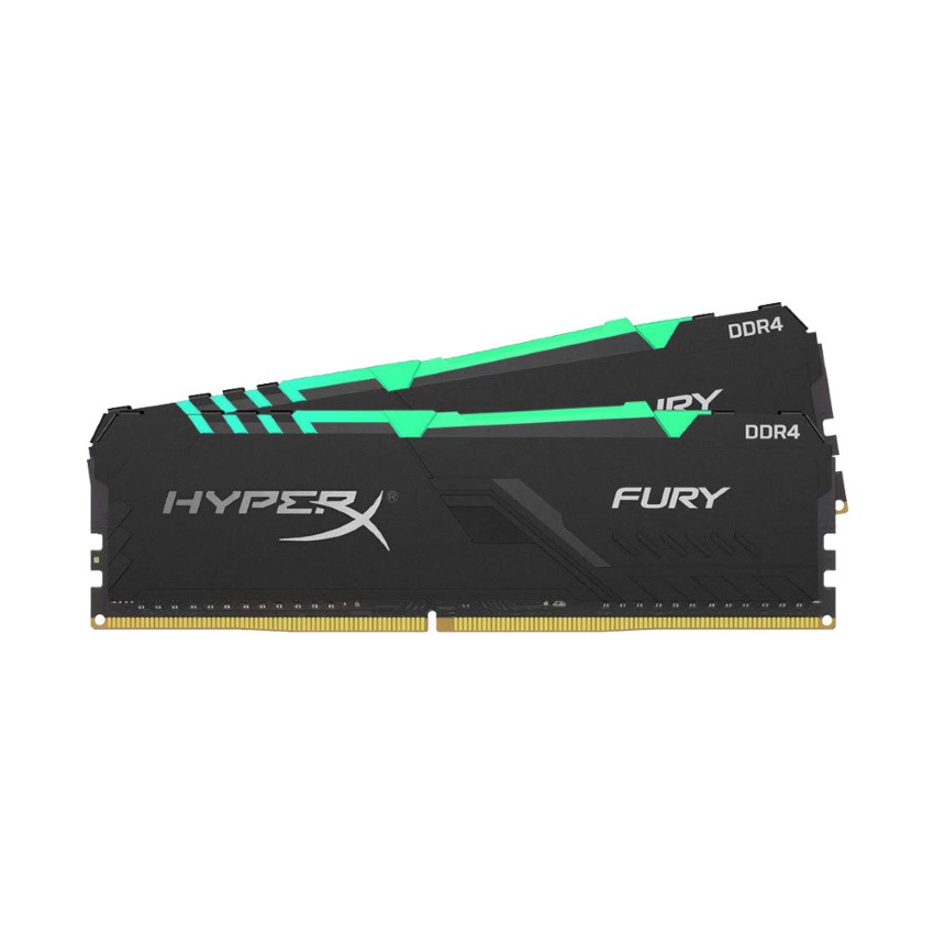 RAM DESKTOP KINGSTON HYPERX FURY RGB (HX432C16FB4K2/32) 32GB (2X16GB) DDR4 3200MHZ