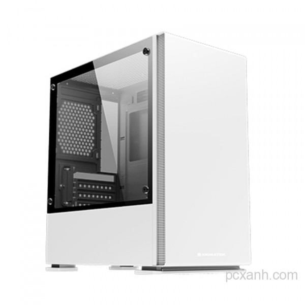 VỎ CASE XIGMATEK NYC ARTIC  (MINI-TOWER/MÀU TRẮNG) EN45716