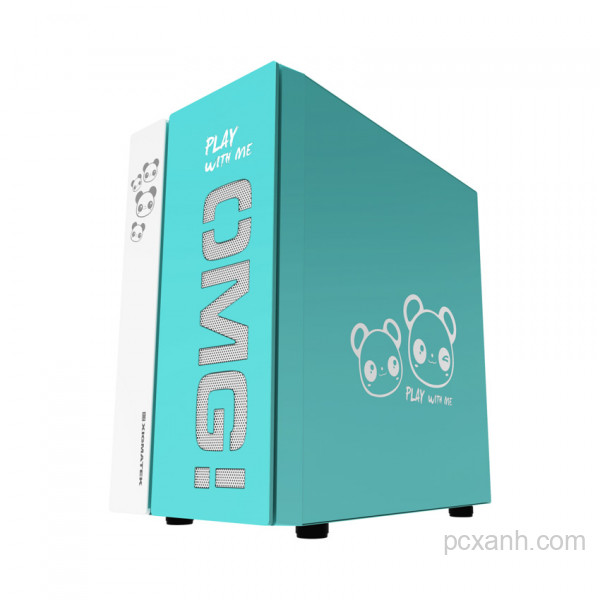 VỎ CASE XIGMATEK OMG AQUA (MINI TOWER/MÀU XANH) EN45808