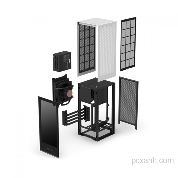 VỎ CASE NZXT H1 (MINI TOWER/MÀU TRẮNG ĐEN)