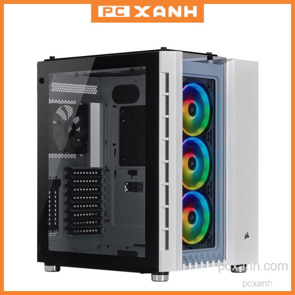 VỎ CASE CORSAIR  680X RGB TG (MID TOWER/MÀU TRẮNG)