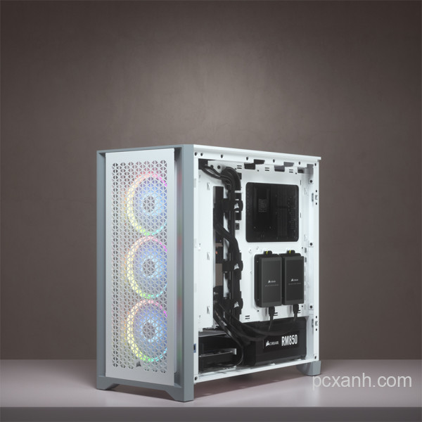 VỎ CASE CORSAIR 4000D AIRFLOW TG WHITE (MID TOWER/MÀU TRẮNG)