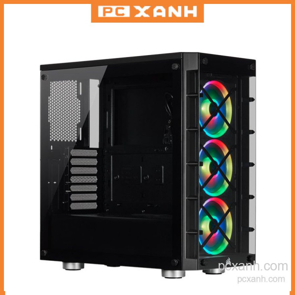 VỎ CASE CORSAIR 465X TG RGB (MID TOWER /MÀU ĐEN) CC-9011188-WW