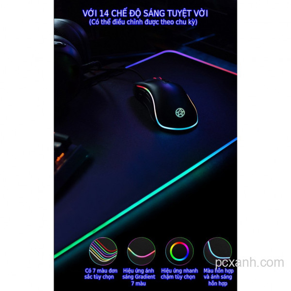 Lót chuột led RGB gaming 80*30*0.4 cm