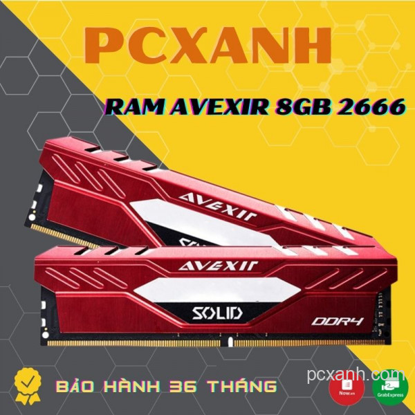 Ram máy tính PC AVEXIR 1SOE 8GB (1x8GB) DDR4 2666Mhz