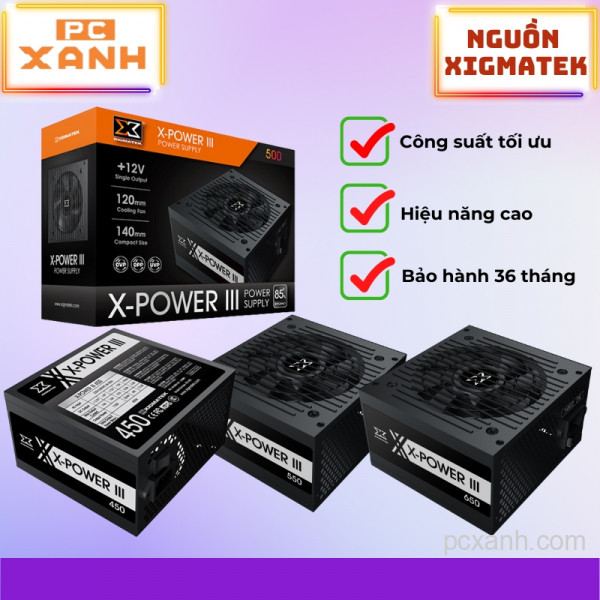 Nguồn máy tính Xigmatek X - Power III Supply X500