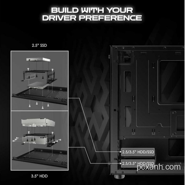 Vỏ case XIGMATEK NYM 2F