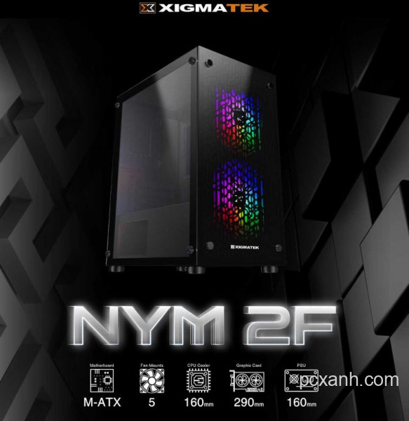 Vỏ case XIGMATEK NYM 2F