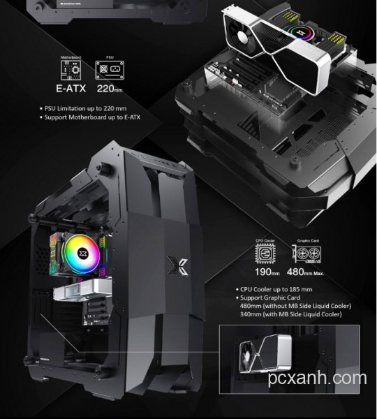 Vỏ case XIGMATEK X7 Black