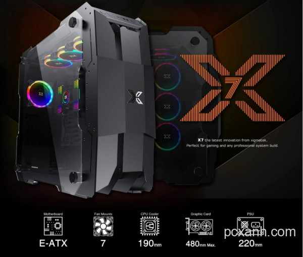 Vỏ case XIGMATEK X7 Black