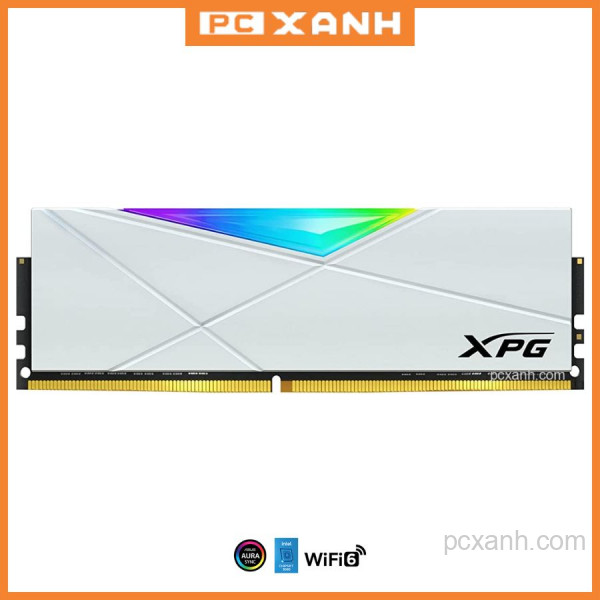 RAM D4 ADATA XPG Spectrix D50 16GB 3200 WHITE RGB AX4U320016G16A-SW50