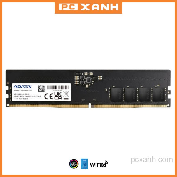 Ram ADATA 16GB DDR5 4800Mhz AD5U480016G-S