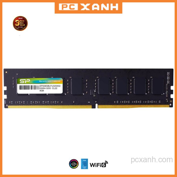 Ram desktop Silicon 8GB SP008GBLFU320X02 DDR4 3200 Mhz