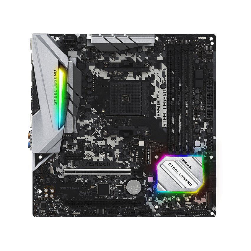MAINBOARD ASROCK B450M STEEL LEGEND