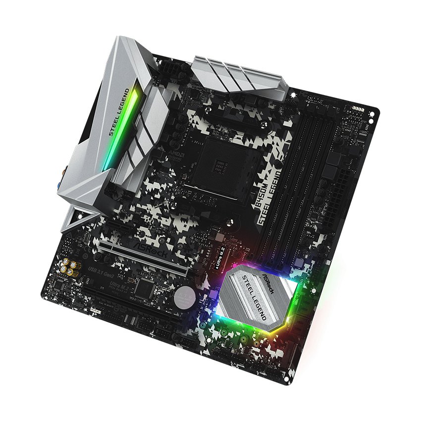 MAINBOARD ASROCK B450M STEEL LEGEND